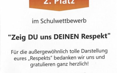 Zeig DU uns DEINEN Respekt – Mitmachaktion der 7a