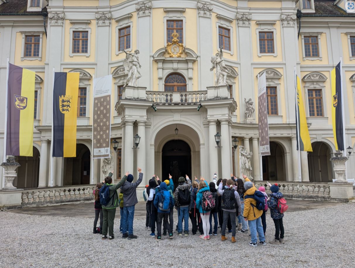 Ausflug der Klassenstufe 4 ins Residenzschloss Ludwigsburg