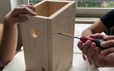 Nistkästenbau mit dem NABU