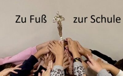 Zu Fuß zur Schule