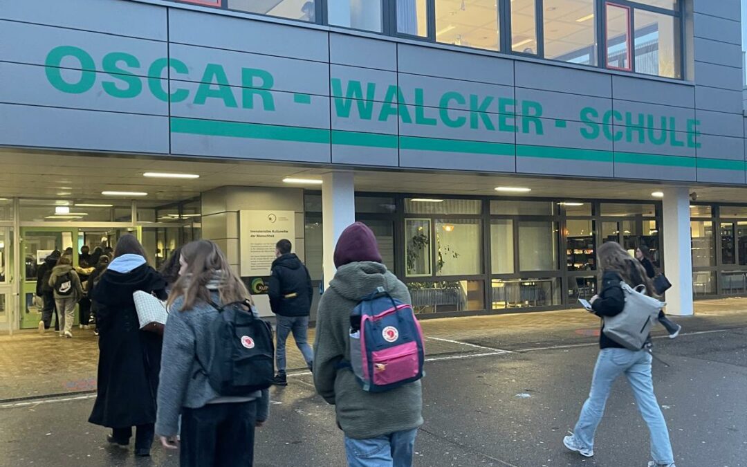 Besuch der 9a an der Oskar-Walcker-Schule